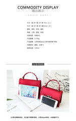 Women's Shoulder Bag Matte Hand Bag Lock Rivet Jelly Bag