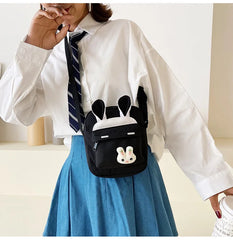 Canvas Messenger Bag Women's Casual Shoulder Bag