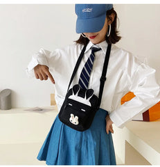 Canvas Messenger Bag Women's Casual Shoulder Bag