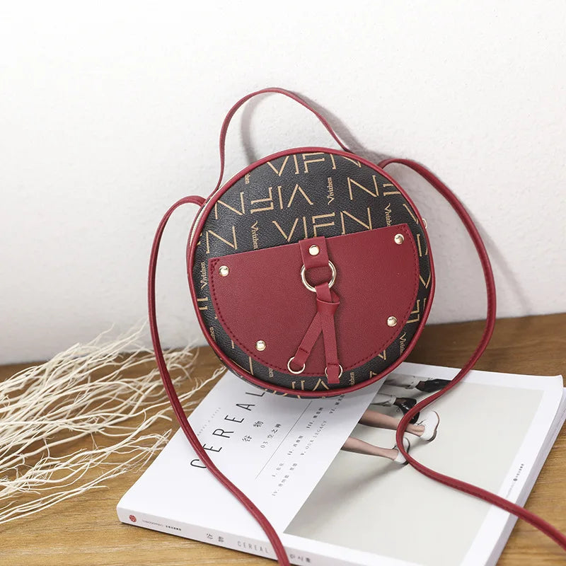 Summer Tassel Small Round Handbag Messenger Bag