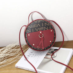 Summer Tassel Small Round Handbag Messenger Bag