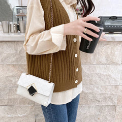 Women's Diamond Lattice Shoulder Bag Crossbody - Multiple Colors