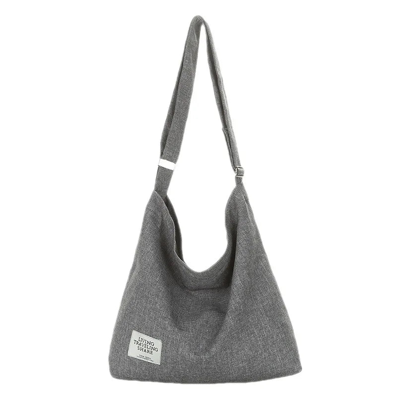 Vintage Art Canvas Bag Large Capacity Shoulder Diagonal Straddle