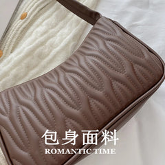 Women's High Sense Solid Single Shoulder Bag
