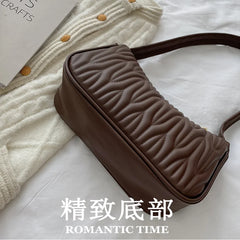 Women's High Sense Solid Single Shoulder Bag