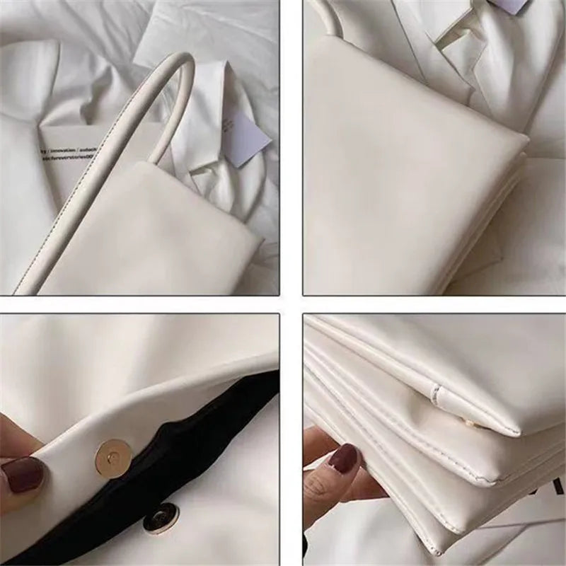 Small PU Leather Shoulder Bags for Women Handbags and Purses
