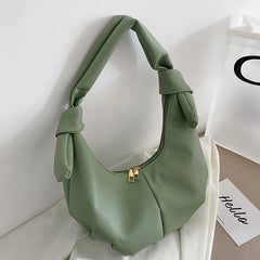 Women's Summer Half Moon Underarm Bag Casual Large Capacity Handbag