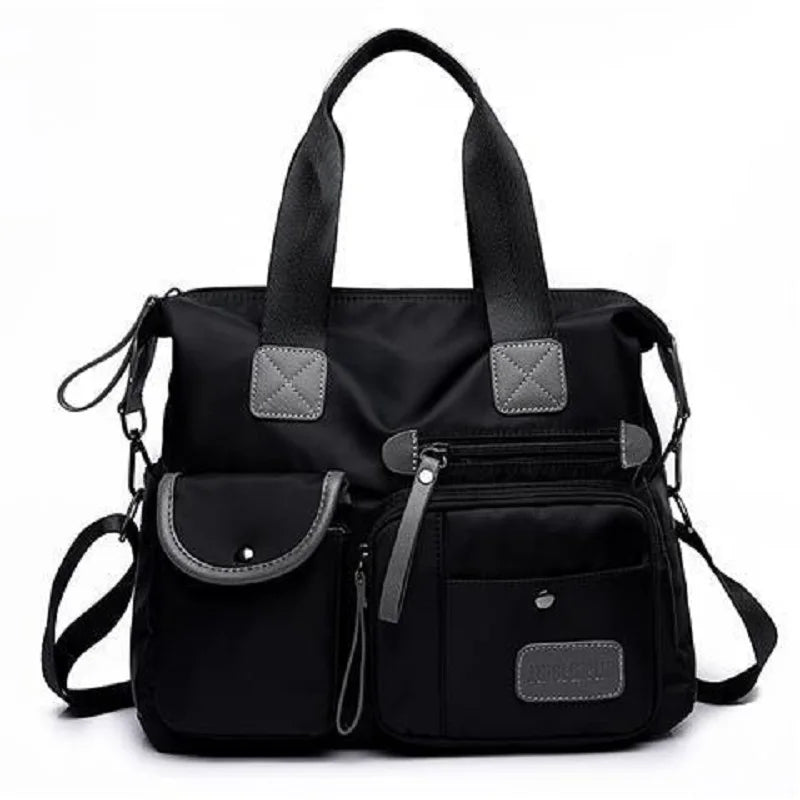 Women's Nylon Messenger Shoulder Handbag Waterproof Large Capacity