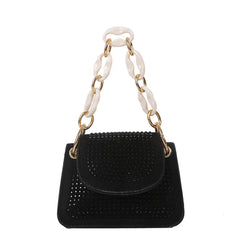 Women's Mini Bag Chain Messenger Diamond Small Square Bag