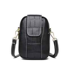 Women's Crossbody Messenger Bag Flap Small Shoulder PU Leather Phone Purse