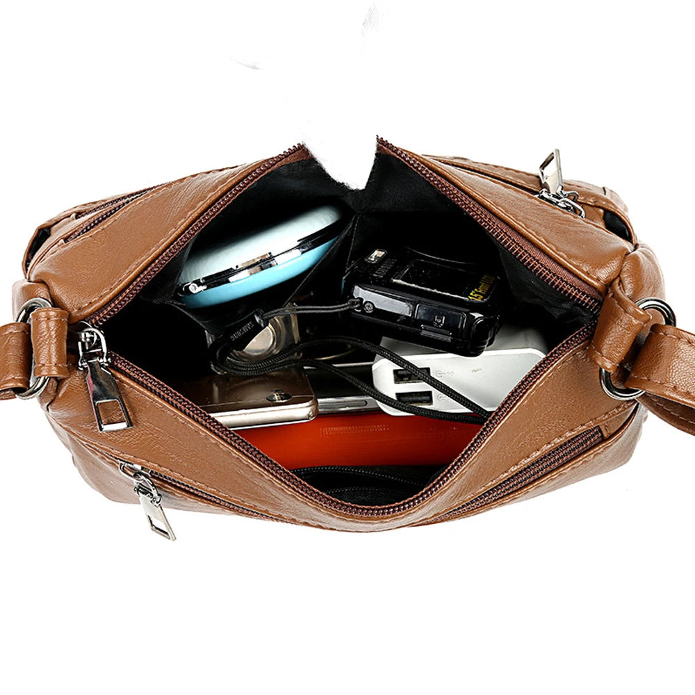 Leather Women Shoulder Bags Ladies Crossbody Bags