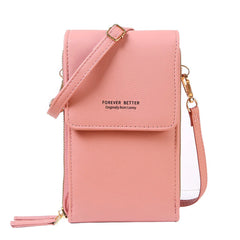 Small Crossbody Bag for Women Soft Leather Wallet Touch Screen Cell Phone Purse