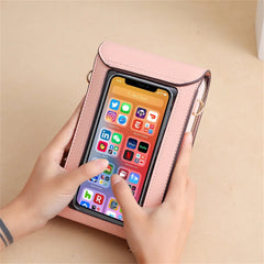 Women's Touch Screen Cell Phone Shoulder Bag Wallet Crossbody Bag