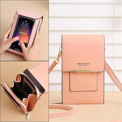 Women's Touch Screen Cell Phone Shoulder Bag Wallet Crossbody Bag