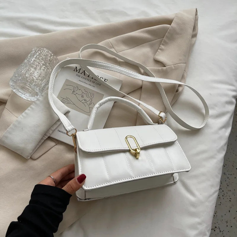 Women's Crossbody Single Shoulder Small Square Bags for Winter