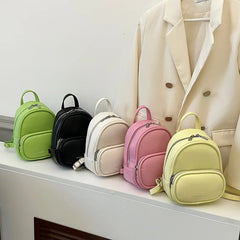 Women's Backpack Small Square Bag Shoulder Bag Travel Small Backpack