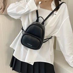 Women's Backpack Small Square Bag Shoulder Bag Travel Small Backpack