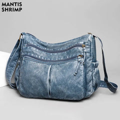Women's Soft Crossbody Messenger Bags PU Leather Handbags