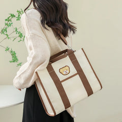 Canvas Crossbody Bags for Women Large Capacity Travel Shoulder Bag