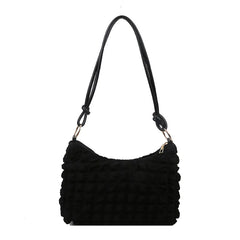 Women's Large Capacity Plaid Shoulder Underarm Bag