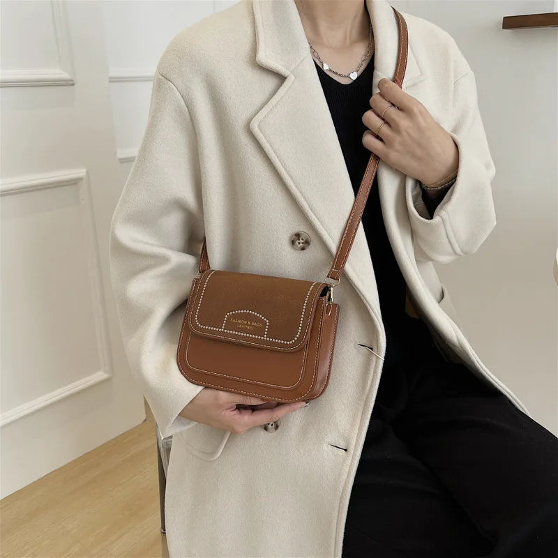 Women's Small Square Crossbody Shoulder Bag