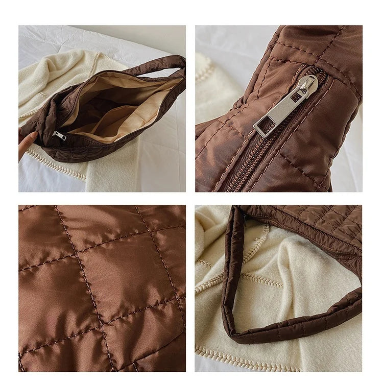 Women's Large Capacity Rhombus Hobo Shoulder Bag
