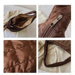 Women's Large Capacity Rhombus Hobo Shoulder Bag