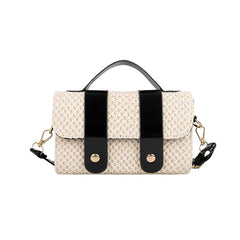 Women's Shoulder Bag Autumn Winter Contrast Portable Crossbody Casual Square Bag