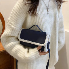 Women's Plush Winter Crossbody Camera Bag