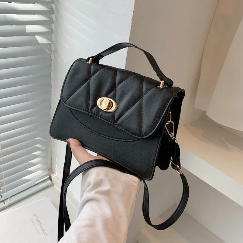 Women's Curved Diamond Crossbody Bag