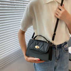 Women's Curved Diamond Crossbody Bag