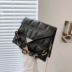 Small Square Crossbody Bag Chain Western Style for Women