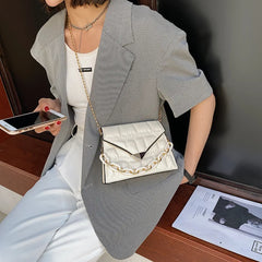 Small Square Crossbody Bag Chain Western Style for Women