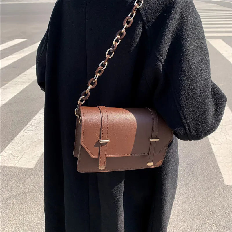 Women's Chain Shoulder Bag for Autumn Winter Casual