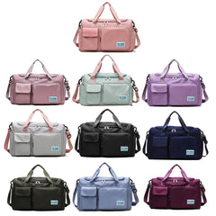 Women's Letter Patchwork Sports Bag Large Capacity Shoulder Crossbody