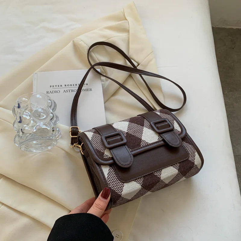 Small Shoulder Crossbody Rhombus Bag for Women
