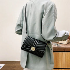 Women's Soft Leather Chain Shoulder Bag for Autumn