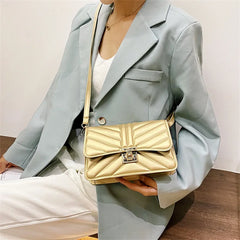 Women's Soft Leather Chain Shoulder Bag for Autumn