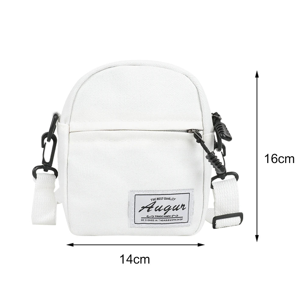 Women's Canvas Patchwork Crossbody Shoulder Messenger Bag