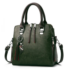 Retro Women's Handbag Large Middle-Aged Shoulder Messenger Bag