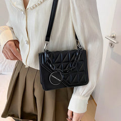 Acrylic Small Square Shoulder Bag Fresh Western Style
