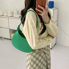 Women's Half-moon Underarm Bag Summer Shoulder Crossbody Bags