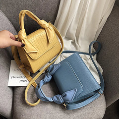 Stone Grain Messenger Bag Casual Shoulder Small Square Bag
