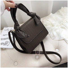 Stone Grain Messenger Bag Casual Shoulder Small Square Bag