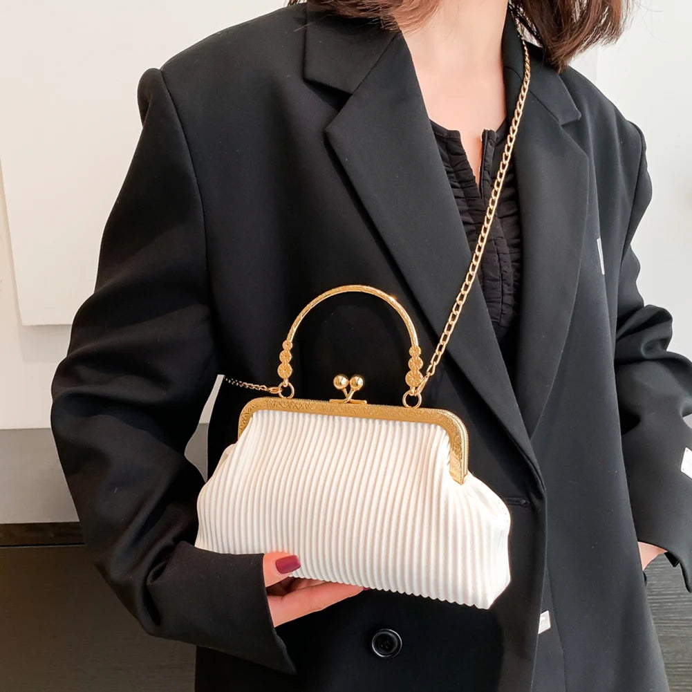 Women's Chain Shoulder Bag Small Crossbody Messenger Handbag