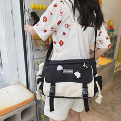 Harajuku Handbags for Women Large Capacity Student Hit Ladies Messenger Tote