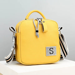 Women's Cowhide Shoulder Bag High Quality Leather Handbag