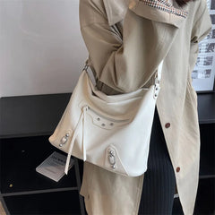 Large Capacity Leather Handbags For Women Single Shoulder Crossbody Bags