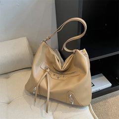 Large Capacity Leather Handbags For Women Single Shoulder Crossbody Bags