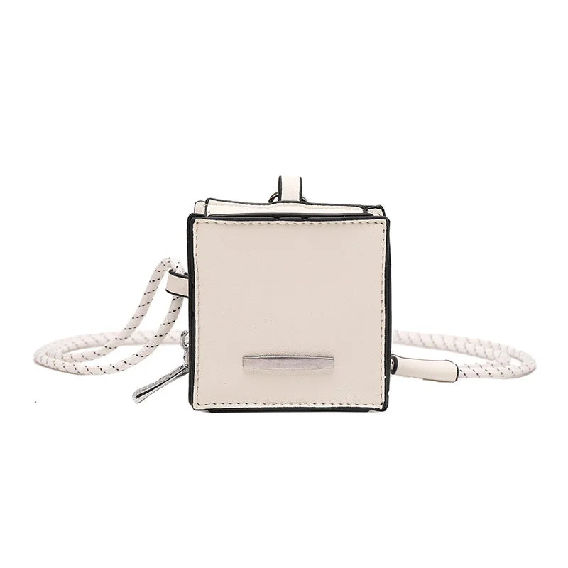 Women's Lipstick Bag Messenger Mini Square Handbag